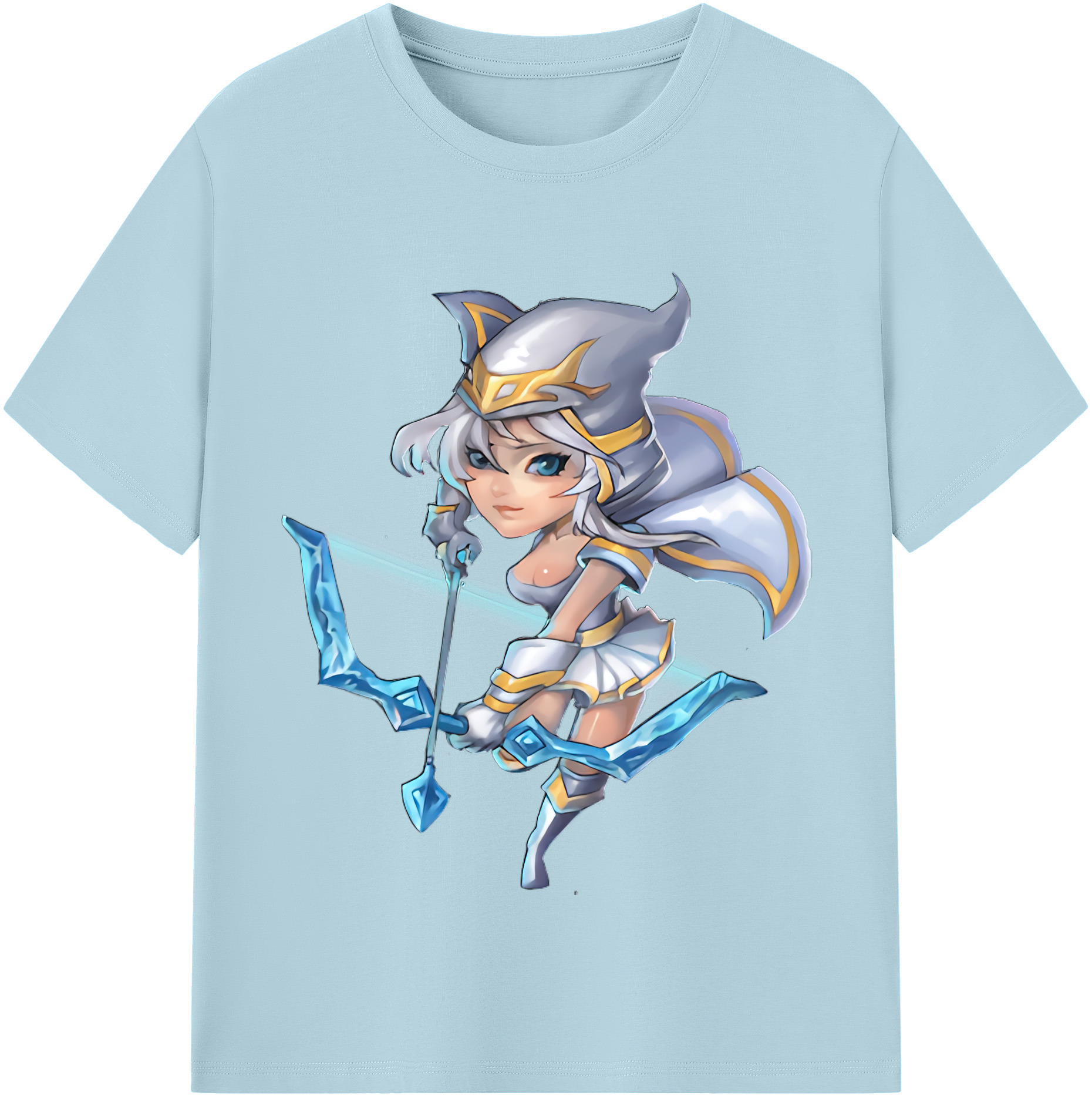 リーグ・オブ・レジェンド League of Legends LOL 綿100％半袖Tシャツ（フロントプリント）